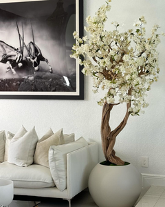 Décoration d'intérieur artisanale, arbre de <span class=keywords><strong>cerisier</strong></span> artificiel en forme de courbe - Product Image 2