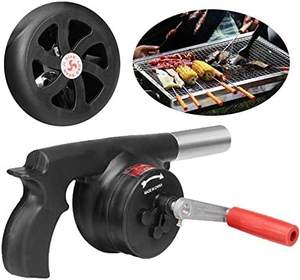 Mini souffleur à air à manivelle pour barbecue, léger, résistant à la chaleur, antiadhésif, accessoire pour barbecue, pique-nique, camping, <span class=keywords><strong>soufflet</strong></span> de feu pour l'extérieur - Product Image 5