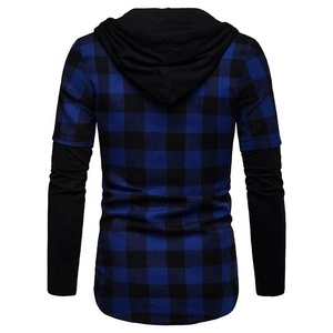 <span class=keywords><strong>Camicia</strong></span> di Flanella <span class=keywords><strong>a</strong></span> <span class=keywords><strong>Quadri</strong></span> <span class=keywords><strong>Rossa</strong></span> e Nera con Cappuccio, Slim Fit, in Misto Cotone, Manica Lunga, Casual da Uomo, Vendita all'Ingrosso 2022 - Product Image 6