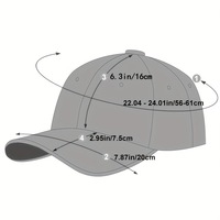 Gorra de Béisbol Deportiva Unisex Cómoda de 6 Piezas al por Mayor, Bordado 3D, Estilo Deportivo para Uso Diario al Aire Libre