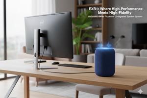 Mini PC para Juegos SOAYAN EXR1 con AMD <span class=keywords><strong>Ryzen</strong></span> 7 8845HS |   32GB DDR5 1TB SSD |   Altavoces duales de 5W |   Radeon 780M |   USB4 Triple 4K - Product Image 5