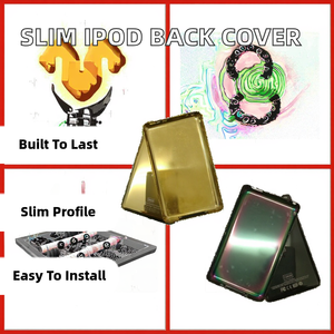 เคสฝาหลังแบตเตอรี่บางเฉียบสำหรับ 5 6 7 รุ่นคลาสสิค วิดีโอ สีดำ สีทอง 128GB 256GB ABS - Product Image 2