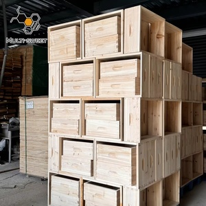 En gros, Ruche Langstroth en bois de sapin 10 cadres, Matériel d'apiculture, Super-ruche en bois / Ruche profonde - Product Image 1