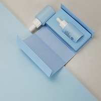 Flacon compte-gouttes blanc à épaule plate de 30 ml pour échantillon, rose, pour soins capillaires, crème visage, huile, matériaux recyclés, sérum, gaufrage