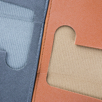 GemFully comprando productos en línea archivos de casos sin resolver bolsillos carpeta de archivos de oficina carpeta de documentos de cuero logotipo personalizado
