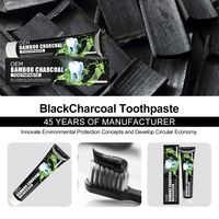 CHIC BEAUTE OEM Dentifrice Personnalisé au Logo, Sans Fluorure, Menthe, Dents Fortes, Blanchiment Naturel, Charbon de Bambou Noir, Soin Buccal