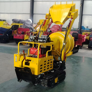 Mini Bétonnière sur Chenilles Hydraulique Auto-chargeante avec <span class=keywords><strong>Pelle</strong></span> Intégrée pour Chantier Domestique - Product Image 6