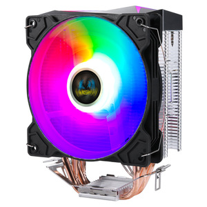 Pure Copper 4 Heat Pipe CPU Cooler Universal Desktop <b>Computer</b> Full Platform RGB PWM4PIN <b>Fan</b> Silent Case <b>Computer</b> Co - Product Image 4