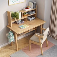 Ensemble de chaises de salle à manger en bois massif, tabourets, bureau d'ordinateur, dossier haut, accoudoirs, meubles de maison modernes et durables