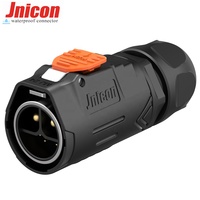 Jnicon 30A 300V MJ24 connecteurs d'alimentation étanche IP67 Xlr connecteur 7P prise femelle et mâle connecteur d'alimentation pour désherbeur