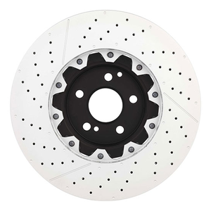 ดิสก์เบรกหน้าสำหรับ <span class=keywords><strong>Brembo</strong></span> สำหรับ Benz รวมทั้ง TT CLA spinterter ระบายอากาศ/slotted Cross-drilled Iron Rotor (360x36มม.) 2194210212 - Product Image 3