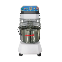 Mélangeur à spirale électrique vertical à double vitesse en acier inoxydable commercial 304 201 20L 30L 40L 50L 60L pour boulangerie