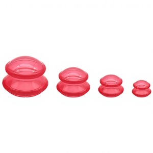 Ensemble de ventouses faciales en silicone transparent noir avec logo personnalisé pour la thérapie corporelle, ventouse Hijama pour améliorer la circulation sanguine - Product Image 5
