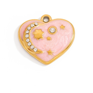 Stainless Steel DIY Jewelry Charms Mixed Shapes Plated Gold For <b>Bracelet</b> Making PJ92289A - Product Image 5