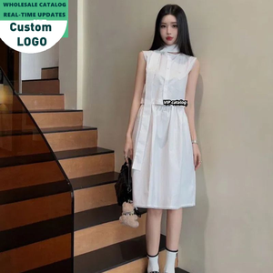 Catálogo VIP Contáctenos Ropa <span class=keywords><strong>de</strong></span> Diseñador <span class=keywords><strong>de</strong></span> Alta Calidad para Mujer Vestido <span class=keywords><strong>de</strong></span> Verano para Mujer <span class=keywords><strong>Vestidos</strong></span> Blancos Elegantes - Product Image 5