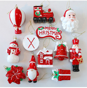 Decorazioni Natalizie di Alta Qualità: Ornamenti da Appendere all'Albero di Natale con Babbo Natale, Pupazzo di Neve e <span class=keywords><strong>Schiaccianoci</strong></span> per Decorazioni Festive - Product Image 5