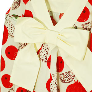 Heißer Verkauf Sommerliches ODM-Service Mädchen Prinzessinnenkleid mit Blumenschleife 100% Baumwolle für Kinder - Product Image 4