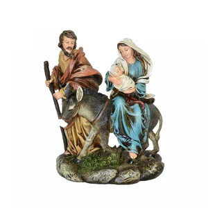 โรงงานราคาโดยตรงงานฝีมือเรซินไอคอนครอบครัวศักดิ์สิทธิ์ทำมือครอบครัวศักดิ์สิทธิ์ทางศาสนา - Product Image 6