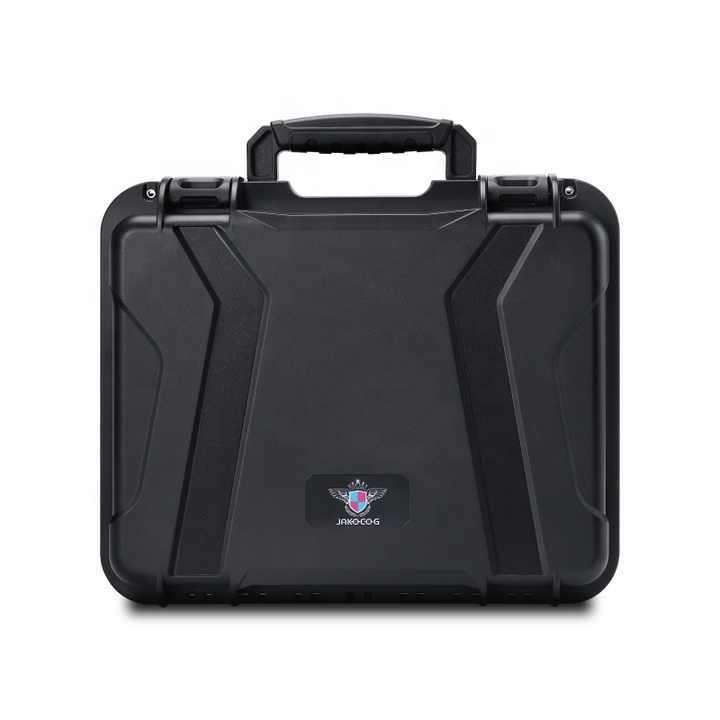 4 Gun & 10 Magazine Waterproof Hard Gun Case 385XB Heavy Duty Tool Storage Box with Custom Foam