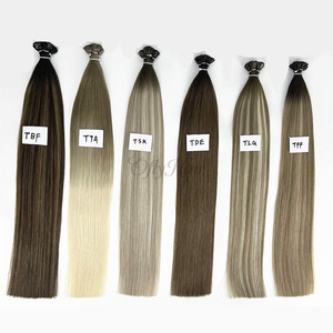 Extensiones de Cabello Plano de Queratina 100% Cabello Humano de Alta Calidad Todos los Colores Cabello Liso - Product Image 4