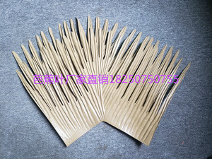 Southeast <strong>Asian</strong> Style Synthetic Resin Heat Resistant Roof Material Rain Mildew Protection Simulation Palm Leaf Design Hotel Use - Product Image 2