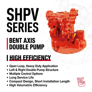 Pompe à double piston à cylindrée variable à axe coudé série <span class=keywords><strong>SHPV</strong></span> (SHPV102, SHPV118) pour excavatrice, grue et pièces de machines de construction - Product Image 4