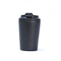 Vente en gros pas cher 12oz tasse sous vide en acier inoxydable à double paroi impression personnalisée logo couvercle de gobelet design classique pour café chaud