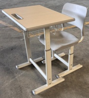Réglable Haut Classique Confortable Étudiant Moderne Enfants Étude Unique Bureau et Chaise Meubles de Classe Chaise