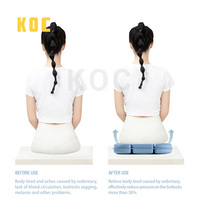 Coussin gonflable d'extérieur anti-escarres pour fauteuil roulant, confortable et portable, pour soulager la pression et les douleurs orthopédiques