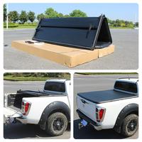 Couverture de tonneau en vinyle souple personnalisée pour Ford F150 à trois volets pliants avec fonction étanche de lit de camion 5.5 6.5ft