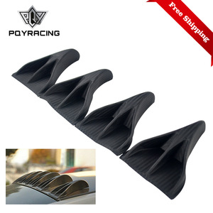 Aileron de toit universel pour voiture, style aileron de requin, lot de 10 pièces, noir, forme d'aile, style griffe d'aigle, ajustement universel - Product Image 5
