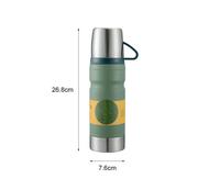 Penjualan laris 680ml Set hadiah termos dan cangkir Set termos vakum baja tahan karat cangkir air promosi bisnis termal