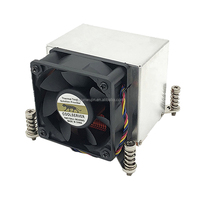 Refroidisseur de processeur de bureau COOLSERVER 115X 1155 1151 en cuivre pur dissipateur thermique de refroidissement par air actif pour dissipateur thermique de PC
