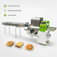 Automatische Brotverpackungsmaschine Servo Horizontale Durchlaufverpackungsmaschine Lebensmittelverpackungsmaschine Hersteller