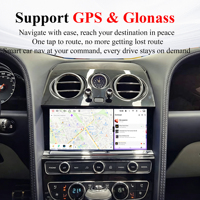 Lecteur DVD de voiture Android pour Bentley Flying Spur Continental GT 2012-2019, autoradio, écran multimédia, audio, vidéo, DSP