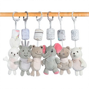 Vente en gros usine/OEM : Jouets suspendus pour berceau, jouets en peluche pour <span class=keywords><strong>bébé</strong></span> 0-3 mois, hochets, pendentifs pour poussette, accessoires de <span class=keywords><strong>voiture</strong></span>, accessoires pour mobile de lit - Product Image 2