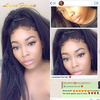Afro crespo capelli umani lisci intrecciati alla rinfusa senza trama, extension per capelli alla rinfusa, capelli non trasformati di alta qualità alla rinfusa per donne di colore