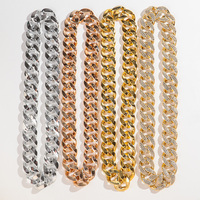 Hip Hop 2025 métal Style populaire fête bijoux accessoires exagérés coloré CCB chaîne acrylique longs colliers pour hommes femmes