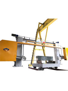 High Efficiency Mono Wire <b>Machine</b> for <b>Stone</b> <b>Cutting</b> Granite Marble Blocks with PLC Control - Product Image 3