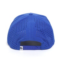 Meilleures ventes, casquette de sport à 5 panneaux en nylon et polyester avec logo en caoutchouc personnalisé, découpe au laser, casquette de baseball Gorra, imperméable, casquette de golf performante