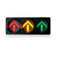 Feu de signalisation directionnel LED haute visibilité sur mesure de 400 mm (16 pouces) à faible consommation d'énergie pour les routes des parcs industriels