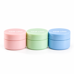 Tarro Cosmético de Plástico Esmerilado de Color Pastel, Redondo, Personalizado al por Mayor, de 15 g, 20 g, 50 ml, 2 oz, para Crema Facial - Product Image 2