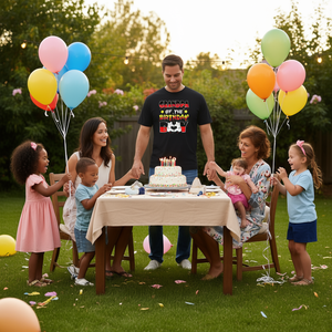 Camiseta familiar a juego para el abuelo del cumpleañero, para la celebración del cumpleaños del abuelo - Product Image 3