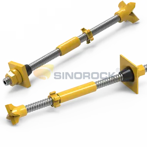SINOROCK foundation reinforcement self drilling anchor system for soil nailing and micro piles