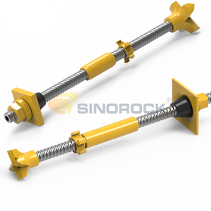 SINOROCK Ancres autoperceuses en acier et barres R32 R38 T40, barres creuses, capacité 5 tonnes pour l'ingénierie des pentes - Product Image 1