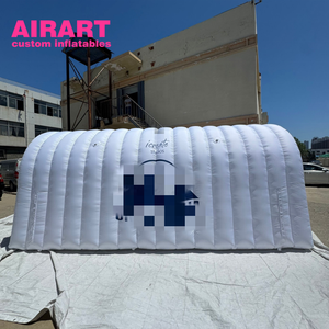 Tunnel de sport gonflable avec impression de logo Tunnel de <span class=keywords><strong>courage</strong></span> blanc pour les matchs de sport et d'exposition - Product Image 4