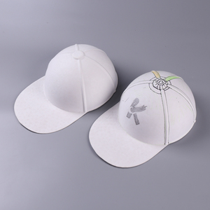 Tùy Chỉnh Bột Giấy Đúc Cap Bao Bì Chèn <span class=keywords><strong>Hat</strong></span> Chủ Trẻ Em DIY Vẽ Giấy Cap Giấy <span class=keywords><strong>Hat</strong></span> - Product Image 4