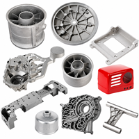 Pièces en alliage d'aluminium A356 et en alliage de zinc Zamak 3 moulées par gravité sur mesure en gros pour composants automobiles, robotiques et industriels