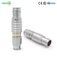 Connecteur Push-Pull OEM/ODM Série B Connecteur FGG 2/3/4/5/6/7/9/10 Multi Broches Compatible Fil Connecteur Push-Pull Métallique