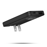 Chargeur mural USB-C plat, 2 en 1, pliable, prise US, fin, 30W, chargeurs et adaptateurs de voyage rapides, PD QC 3.0, chargeur GaN pour téléphone portable